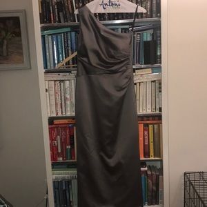 After Six Bridesmaid Dress Size 12 Color Silver